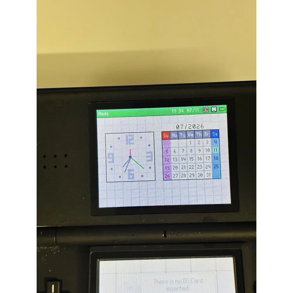 Nintendo DS Lite Handheld System Cobalt Blue USG-001 Console Tested Working